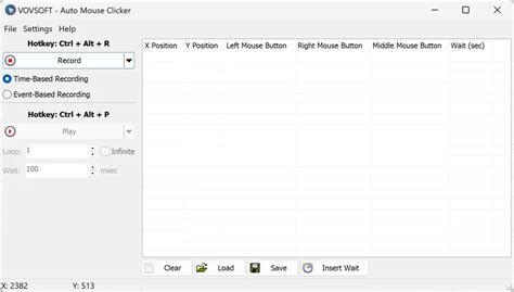 Vovsoft Auto Mouse Clicker
